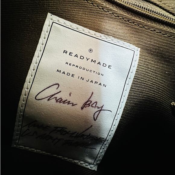 READYMADE Japan Green Multi Army Patch Shoulder Bag Braided Strap - Picture 10 of 16